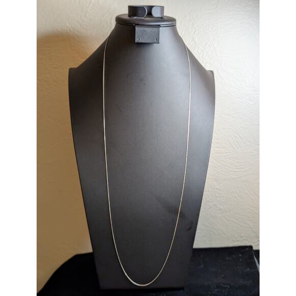 Vintage 925 Italy Sterling Silver Diamond Cut 36" Chain Necklace - Picture 7 of 11